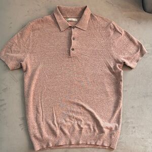 Mango Light Pink Polo Shirt